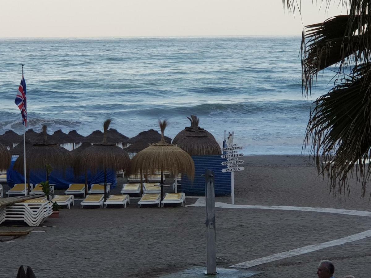 Lujoso estudio frontal al mar Torremolinos Exterior foto